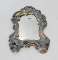 A champleve enamelled mirror, of rococo style Condition Report:Available upon request