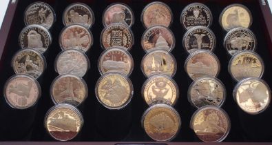 US Silver Dollars to feature historical designs, 27 coins in a wood display case Condition Report: