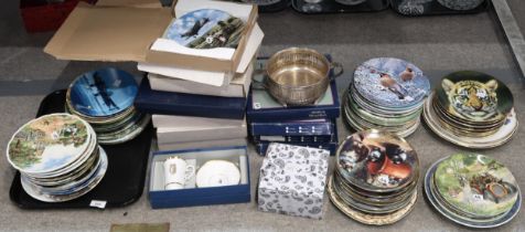 A collection of collectors plates etc Condition Report:No condition report available.