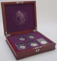 The Complete Uncirculated U.S. Morgan Silver Dollar Mint Collection. Mint marks for Carson City (