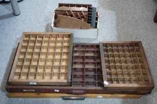 Assorted printers block trays Condition Report:No condition report available.