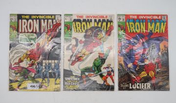 THE INVINCIBLE IRON MAN#10 (Marvel 1968) 15, 20, 25, 47 (Classic cover + Iron Man's origin retold) ,