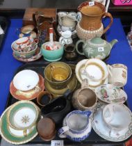 Assorted teawares, a Grimwades Great War cup and plate etc Condition Report:No condition report