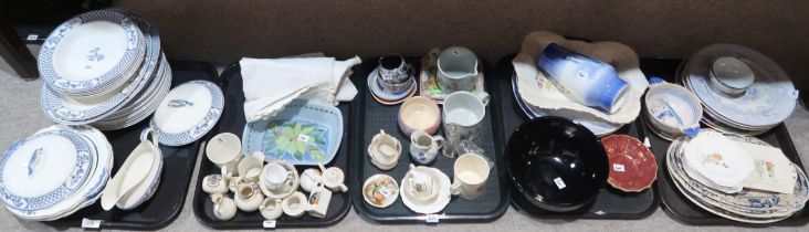A Johnson Bros part dinner service, crested china and other decorative ceramics Condition Report: