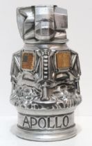 A rare McCoy pottery (USA) Apollo Age cookie jar, modelled as the Lunar Module Condition Report: