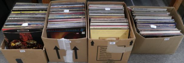 VINYL RECORDS a collection of vinyl LP records mostly pop and rock from the 1970's and 1980's