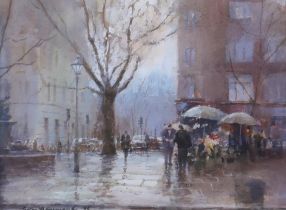 ROY HAMMOND Sloane Square, signed, watercolour, dated, 1996,18 x 24cm Condition Report:Available