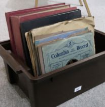 Various box sets and folders of 78 RPM shellac records  Condition Report:Available upon request