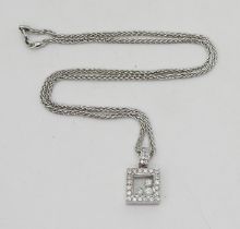 A 'HAPPY DIAMONDS' STYLE PENDANT made in Turkey, with certificate from the retailer, the pendant