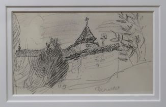 DAVID DONALDSON RSA RP LLD (SCOTTISH 1916-1996) FRENCH HOUSES  Pencil, signed lower right, 11.5 x