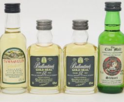 SCOTCH WHISKY MINIATURES together with a quantity of worldwide spirits Condition Report:Available