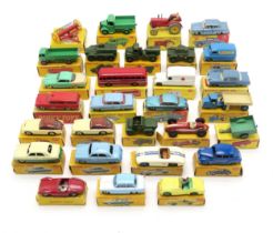 A COLLECTION OF BOXED DINKY TOYS MODEL VEHICLES Comprising 162 Ford Zephyr Saloon (x2: 1 red, 1
