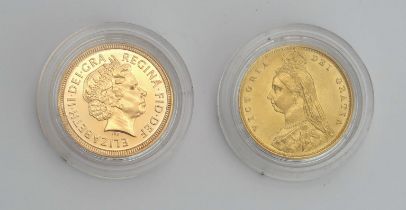 GOLDEN JUBILEE HALF SOVEREIGN SET VICTORIA 1887 GOLDEN JUBILEE SHIELD 1/2 SOVEREIGN. Obverse;