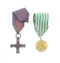 A WW2 POLISH MONTE CASSINO COMMEMORATIVE CROSS Engraved verso "34296", together with an 8th Army
