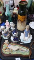 A Border Fine Arts figure Relaxing Clown, assorted Lladro and Doulton figures Condition Report:No