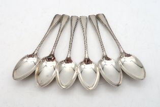 A set of Victorian Provincial silver tea spoons, by Josiah Williams & Co, Exeter 1877, in the Old