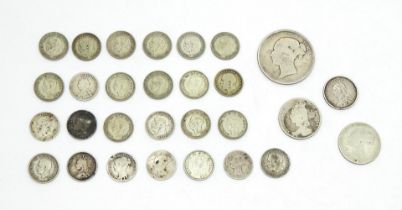 A small collection of GB coinage with some Victorian examples. Condition Report:Available upon