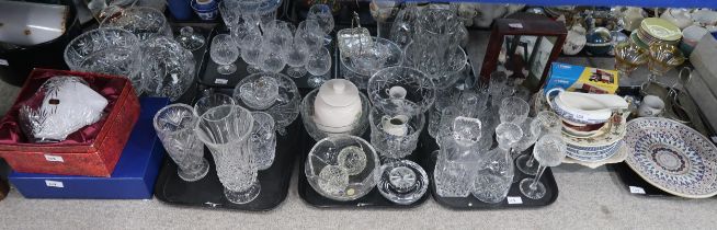 A collection of decorative ceramics and glass etc Condition Report:No condition report available.