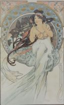 ALPHONSE MUCHA PRINTS (2) Condition Report:Available upon request