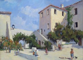 ROBERT ROUARD (FRENCH CONTEMPORARY)  VILLE DE PROVENCE  Oil on canvas, signed lower right, 45 x 60cm