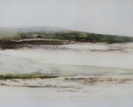 WILLIAM WRIGHT (SCOTTISH 1931-2016)  SHORE FARM, GLENBARR, KYNTYRE  Watercolour, 48 x 60cm  Titled