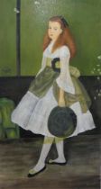 CONTEMPORARY SCHOOL   MISS CICELY ALEXANDER (JAMES HABBOTT MCNEILL WHISTLER)  Oil on board, signed