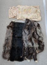 Assorted fur stoles etc Condition Report:No condition report available.