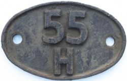 Shedplate 55H Leeds Neville Hill January 1960-June 1966 for steam. Its large allocation of DMUs also