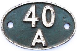 Shedplate 40A Lincoln 1949-1/64. This ex GNR shed was the largest of three sheds in the city. The