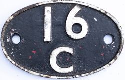 Shedplate 16C Kirkby-in-Ashfield 1935-October 1955, then Mansfield October 1955-April 1960, then