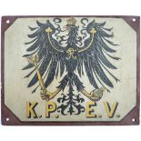 K.P.E.V. (Königliche Preubische Eisenbahn-Verwaltung) Prussian State Railways painted steel coach