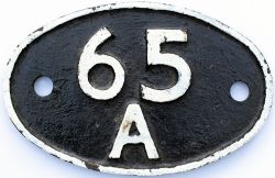 Shedplate 65A Eastfield 1948-November 1966 for steam. This ex NBR shed housed a star studded