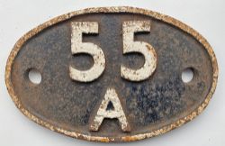 Shedplate 55A, Leeds Holbeck until 1973, unrestored rear.