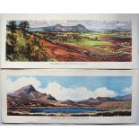 BR(Sc) Carriage Prints, a loose pair comprising: The Lomond Hills from Tarvit, Near Cupar, Fife by