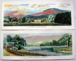 BR(Sc) Carriage Prints, a loose pair comprising: Glen Tanner, Near Aboyne, Aberdeenshire and River