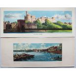 Carriage Prints, a loose pair comprising: The Castle, Inverness from the Scottish Series by F Donald