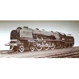 Official Works Photograph of LMS 6256 SIR WILLIAM A STANIER FRS signed lower right by H G Ivatt with