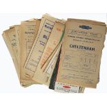 A collection of approximately 75 BR Handbills and brochures to include Cheltenham Races,