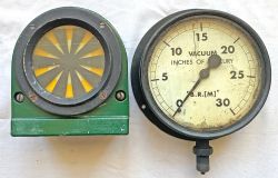 AWS Sunflower Indicator , BR(M) Vac Gauge and 2 York Timetable posters dated 1961 4 items