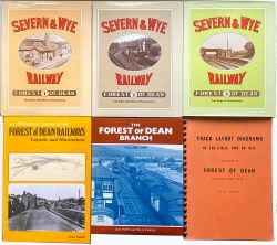 Forest Of Dean Railway Books, quantity 5 comprising: Severn & Wye Volumes 1,2 and 3; Forest of