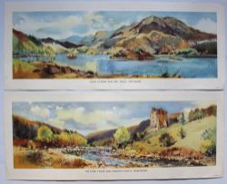BR(Sc) Carriage Prints, a loose pair comprising: Loch Katrine and Ben Venue, Perthshire and The