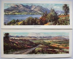 BR(Sc) Carriage Prints, a loose pair comprising: Loch Awe, Argyll and Strathmore From The Sidlaw