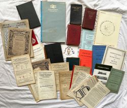 A box of miscellaneous official books to include a scarce British Rail Admin Instruction for the