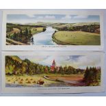 BR(Sc) Carriage Prints, a loose pair comprising: River Spey, Near Craigellachie, Banffshire and