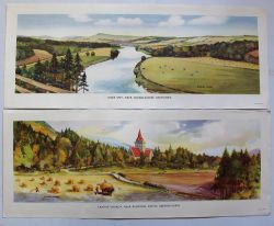 BR(Sc) Carriage Prints, a loose pair comprising: River Spey, Near Craigellachie, Banffshire and