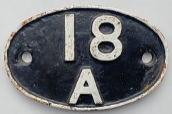 Shedplate 18A, Toton until 1963, unrestored rear.