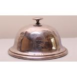 NER silver plate Cloche bearing the NER garter crest showing Refreshment Rooms Darlington. Made by