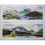 BR(Sc) Carriage Prints, a loose pair comprising: Loch Leven near North Ballachulish Western