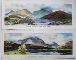 BR(Sc) Carriage Prints, a loose pair comprising: Loch Leven near North Ballachulish Western