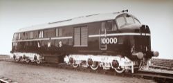 Official Works Photograph of LMS 10000 signed lower right by H G Ivatt with the date July 1949. A